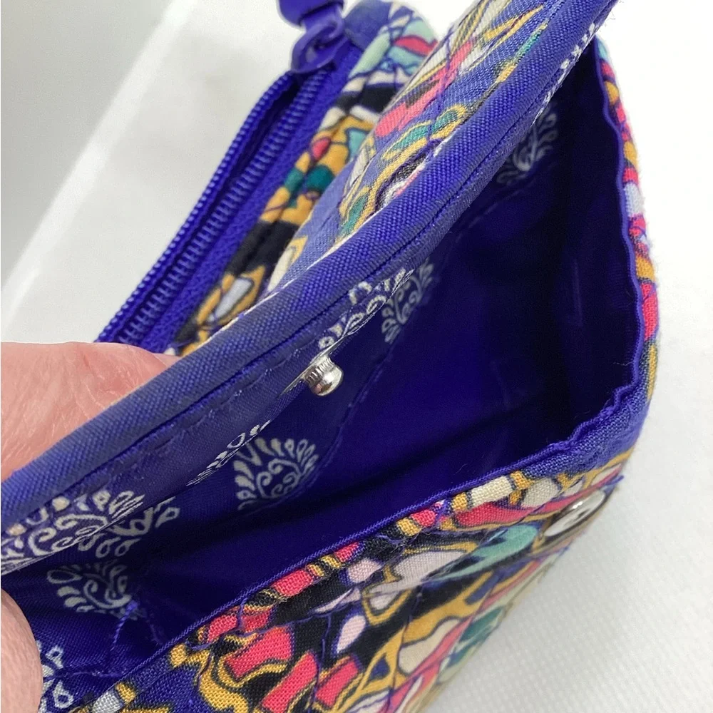Vera Bradley. 2 wristlets/ID case. Rain Forest and Romantic Paisley print - Picture 10 of 16